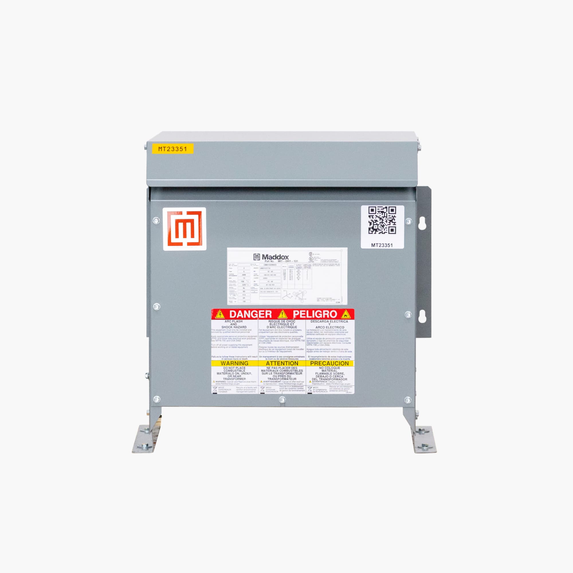 3-Phase 460 D - 460 Y 266 (Drive Isolation Transformer)